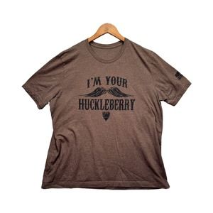 Bare Arms Gear Brown I’m Your Huckleberry Val Kilmer Tombstone T Shirt Men's 2XL
